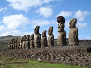Easter Island Statues (photo by Honey Hooper)